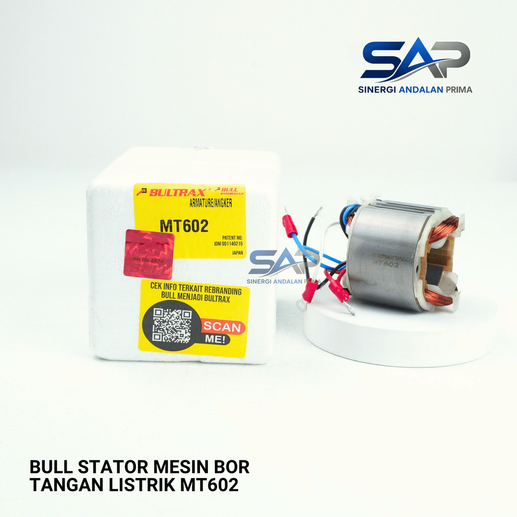 (BULTRAX) Stator Mesin Bor Tangan Listrik MT602 Sparepart Stator Bor Maktec