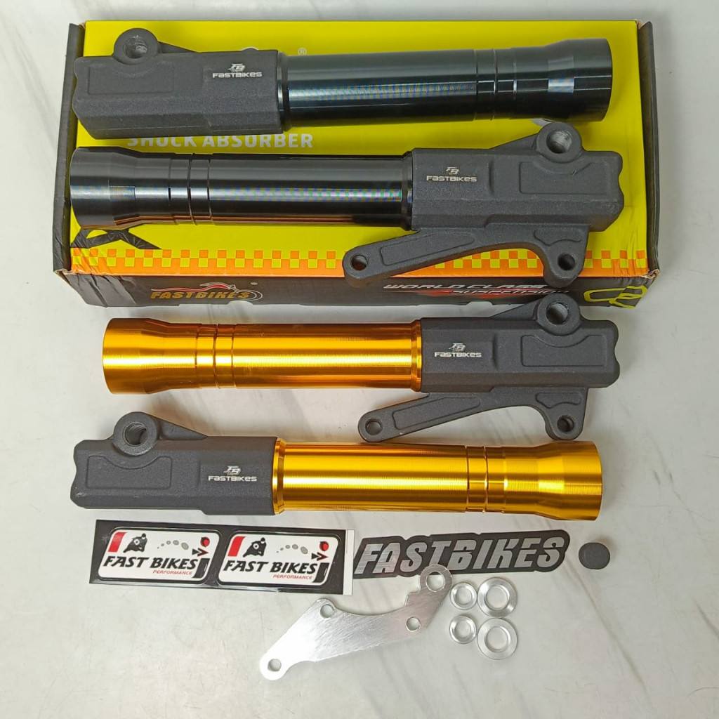 Bottom Shock Wave Supra Fit New Karisma Supra x 125 Tabung Shock Depan Honda Supra x 125 Variasi CNC