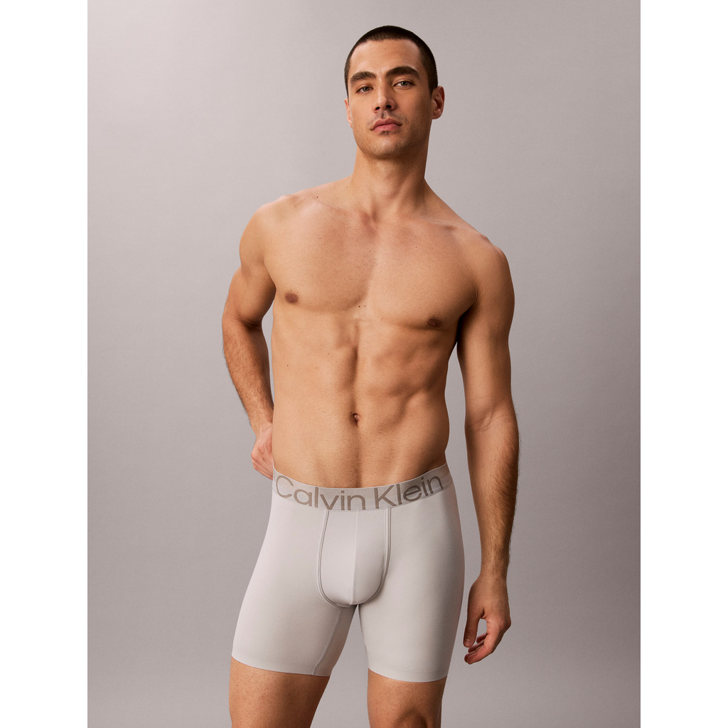 Calvin Klein Underwear - Brushed Microfiber Stretch Metallic Boxer Brief