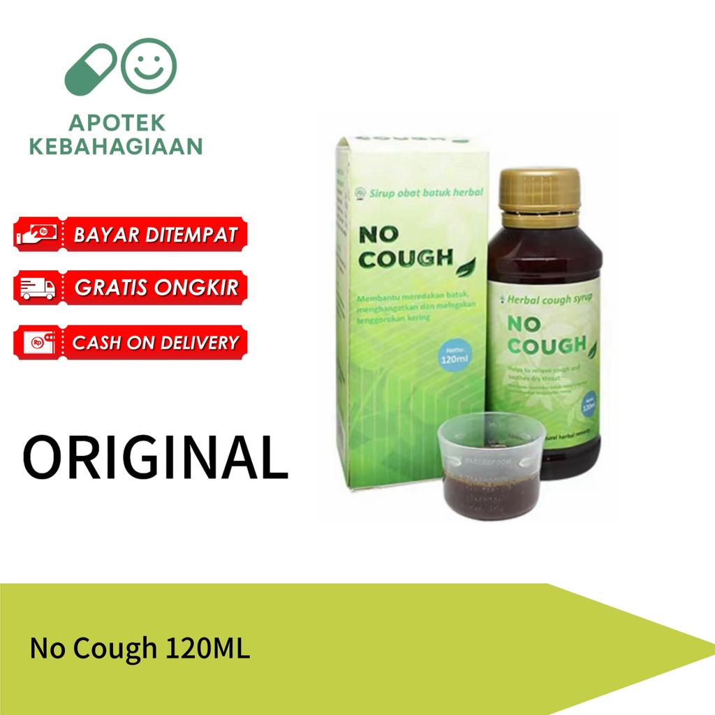 NO COUGH 120ML Sirup Obat Batuk Herbal NO COUGH 120ml Herbal Cough Syrup