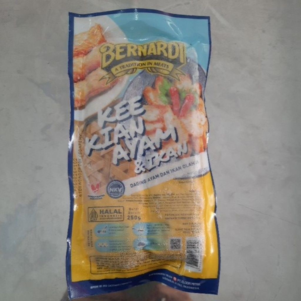 Bernardi Kee Kian Ayam 250g - Makanan Beku Frozen Food Bahan Masakan Berkualitas Praktis Higienis & 