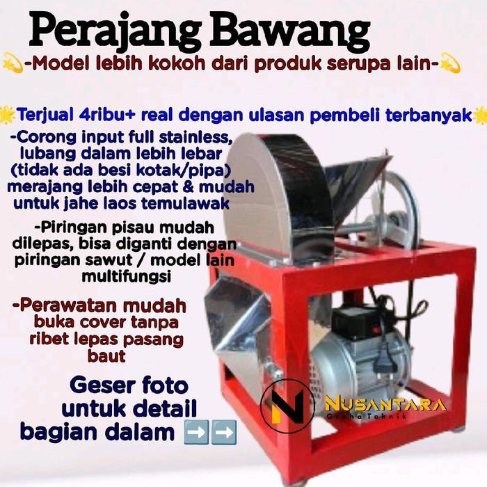 mesin pengiris bawang listrik - kardus
