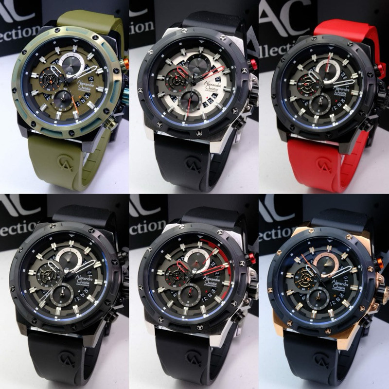READY STOCK JAM TANGAN PRIA ALEXANDRE CHRISTIE AC6506 / AC 6506 / AC6410 / AC 6410 / AC6491 / AC 649