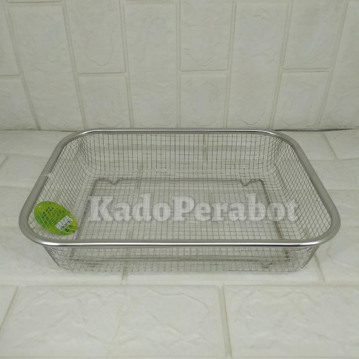 PROMO.. Saringan Gorengan Stainless - Tirisan Minyak - Peniris Minyak Gorengan - saringan