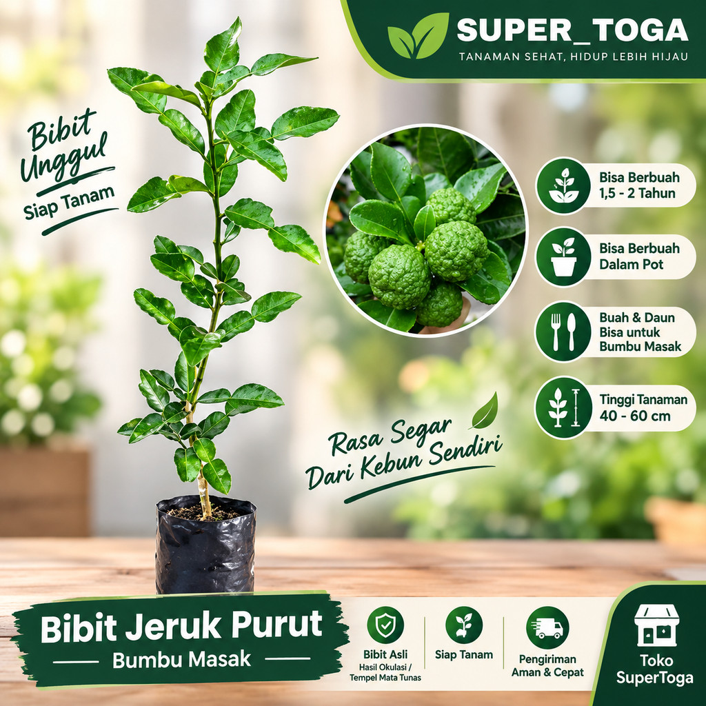 bibit jeruk purut bumbu hasil okulasi cepat berbuah BIBIT JERUK PURUT okulasi JERUK BUMBU JERUK PECE