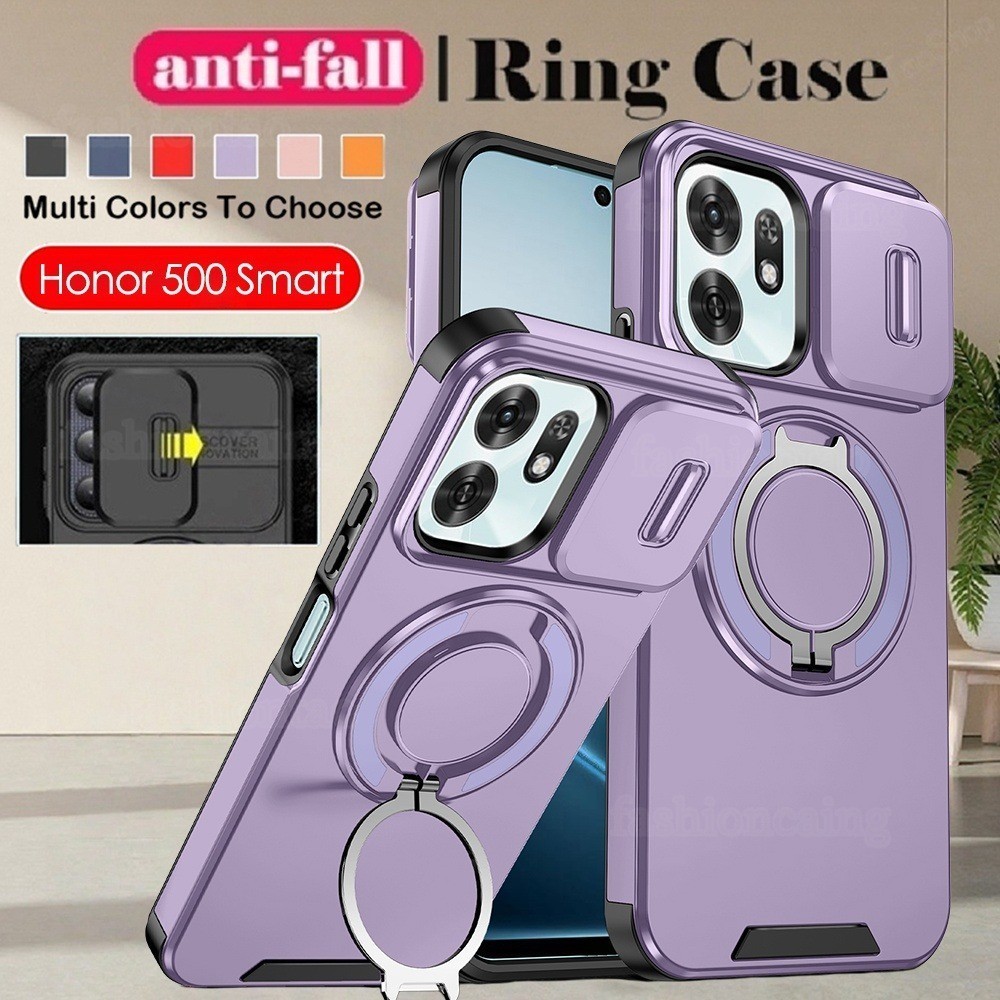 Casing Ponsel Tekstur Kulit Matte Retro PU Pintar Honor500 untuk Honor 500 Smart 500Smart 500Pro 500
