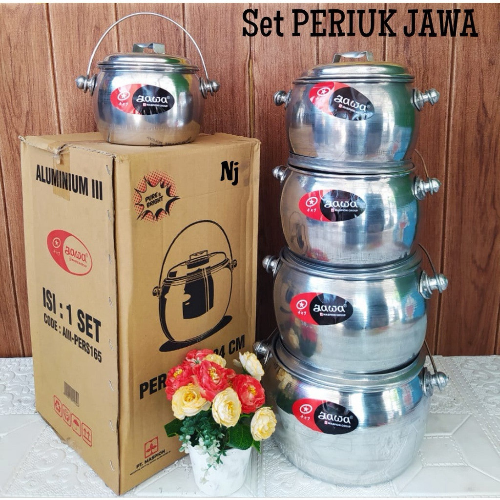 Panci Periuk Jawa 16-24cm / Panci priuk jawa ORI / periuk susun 5 / periuk susun 3 / panci gantung /