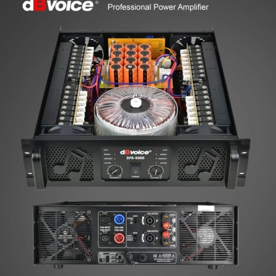 Power dBvoice SPA 5000 SPA5000 Original 2 x 2000 Watt Class GB New Amplifier