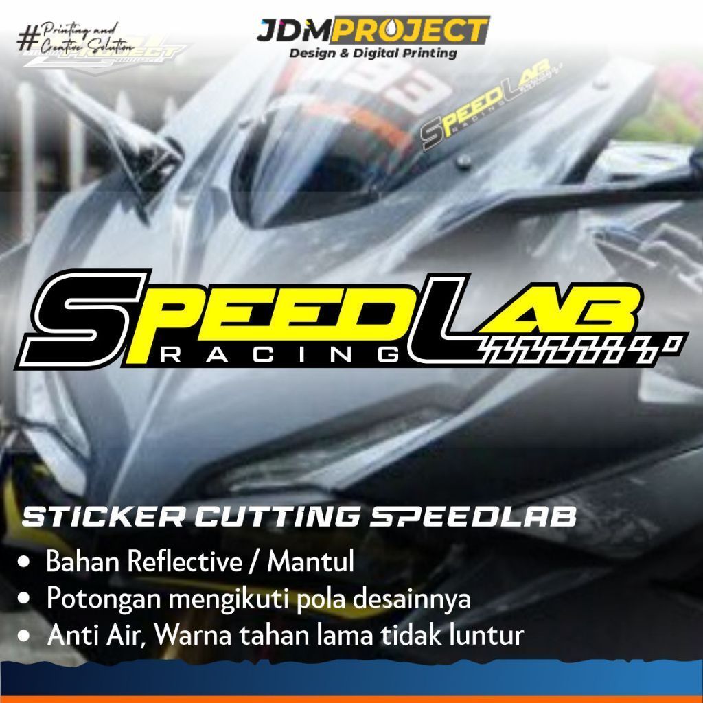 Bikin Merch - Sticker Cutting Speedlab Racing