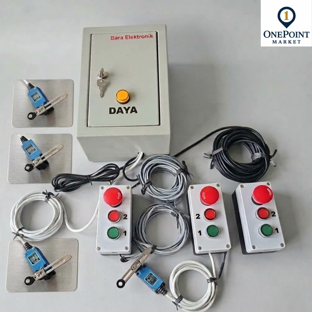 Panel Kontrol Lift Barang 2 Lantai Siap Pakai Kontaktor Schneider