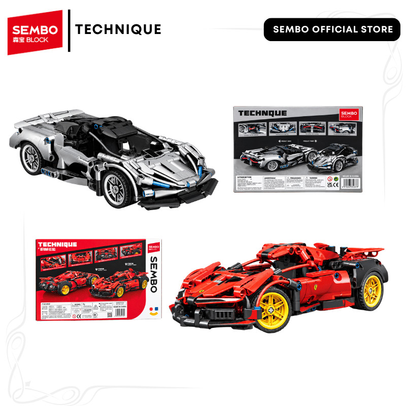 SEMBO BLOCK Technique Racing Car 1 : 18 Series 701055 701056 - Official Sembo Block