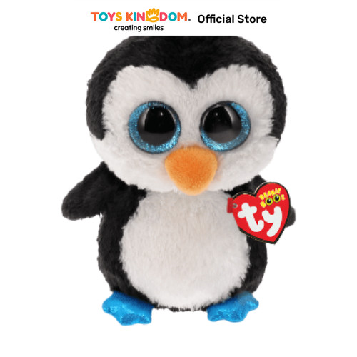 Toys Kingdom TY Boneka Hewan Beanie Boos Wdl Penguin R Toys Kids Toy Boneka Karakter Doll Mainan Kol