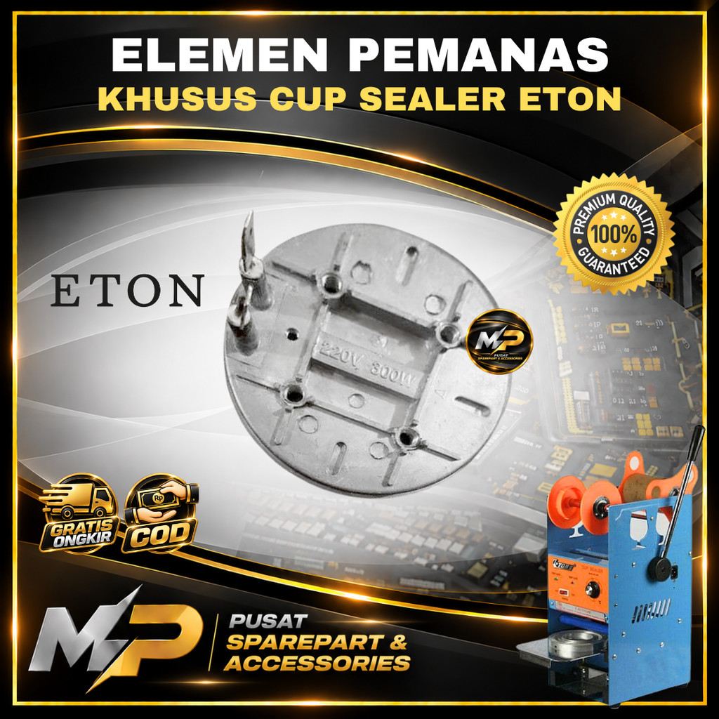 Elemen Pemanas Mesin Cup Sealer ETON - Elemen Cup Sealer ETON - Element Heater Cup Sealer ETON - Ele