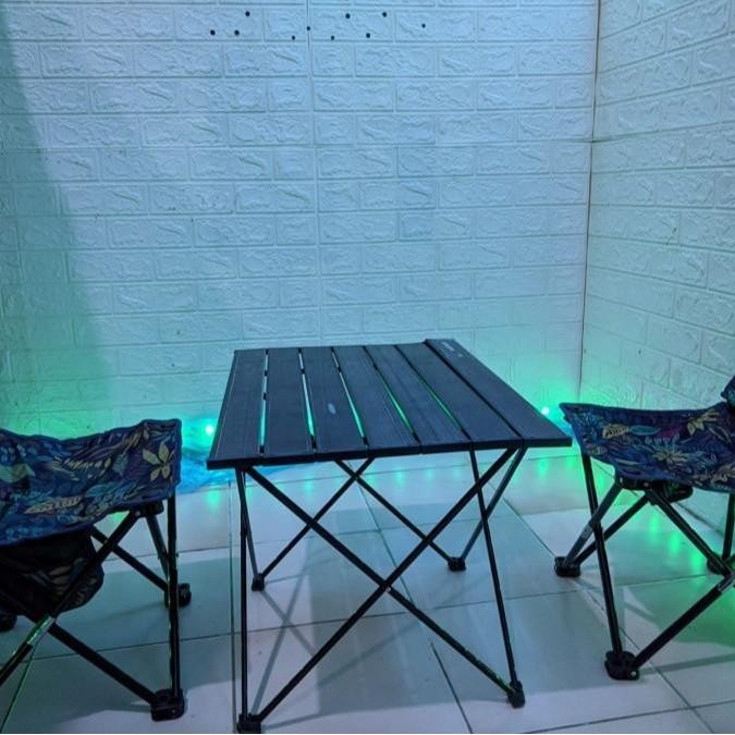 MUMPUNG PROMO [COD]Meja kursi set camping outdoor - meja lipat set camping - meja camping - kursi se
