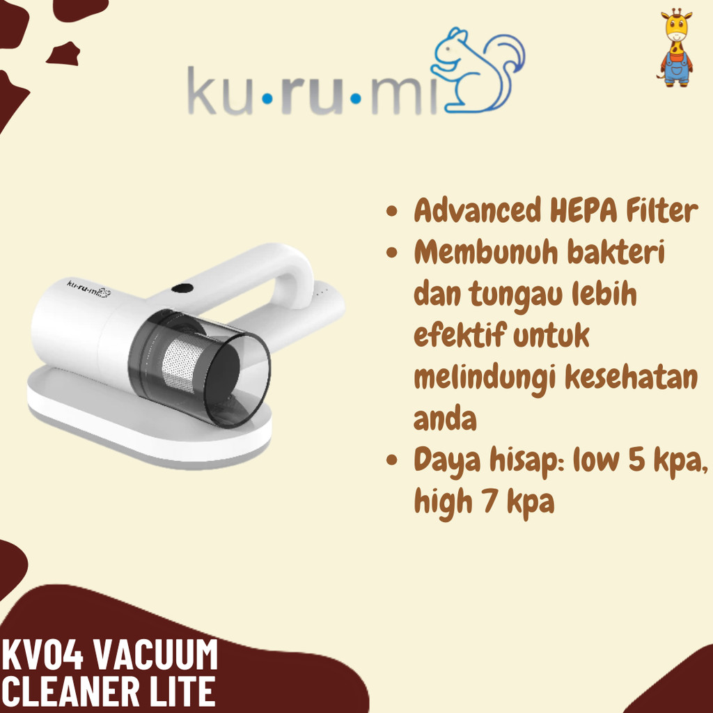 Kurumi KV04 Vacuum Cleaner Lite - Penyedot Debu Otomatis