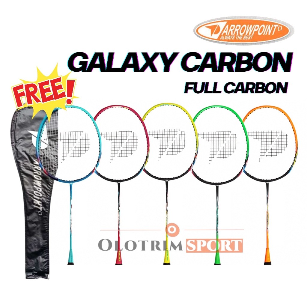Raket Badminton ARROWPOINT GALAXY CARBON 100% ORIGINAL ARROWPOINT