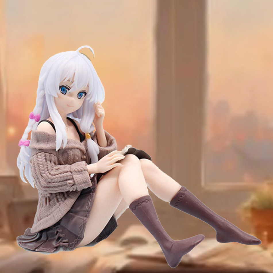 The Journey of Elaina Anime Figures Sweater Read Elaina Action Figure Collect Quality Doll Model Toy