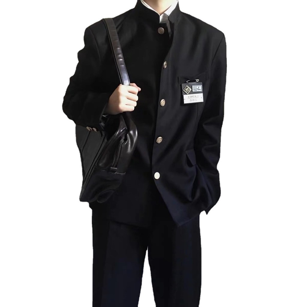 College High School  Uniform Blazer Suit Stand Up Anime Collar Japanese   Design Casual Semi Formal 