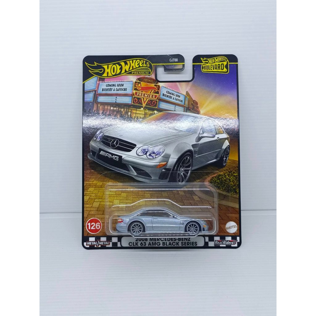 Hotwheels Hot Wheels Premium Boulevard 2008 Mercedes Benz CLK 63 AMG Black Series