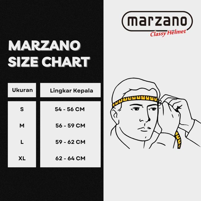 Marzano Helmet - Helm Retro Marzano x 4.20 - S
