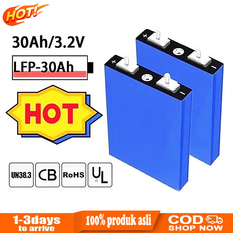 30Ah CATL/BYD Baru Lifepo4 Baterai 3.2V 30Ah lifepo4 Baterai cell Lithium 3.2V 25/30/120/200Ah lifep