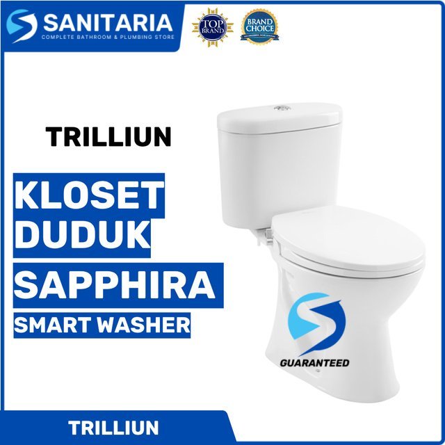 Kloset Duduk Sapphira Smart Washer Trilliun