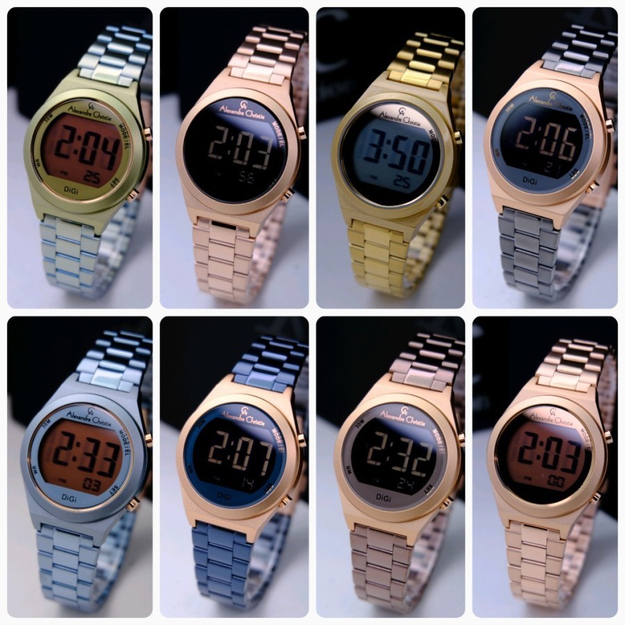 Jam tangan Alexandre Christie Ac 9385 Digi