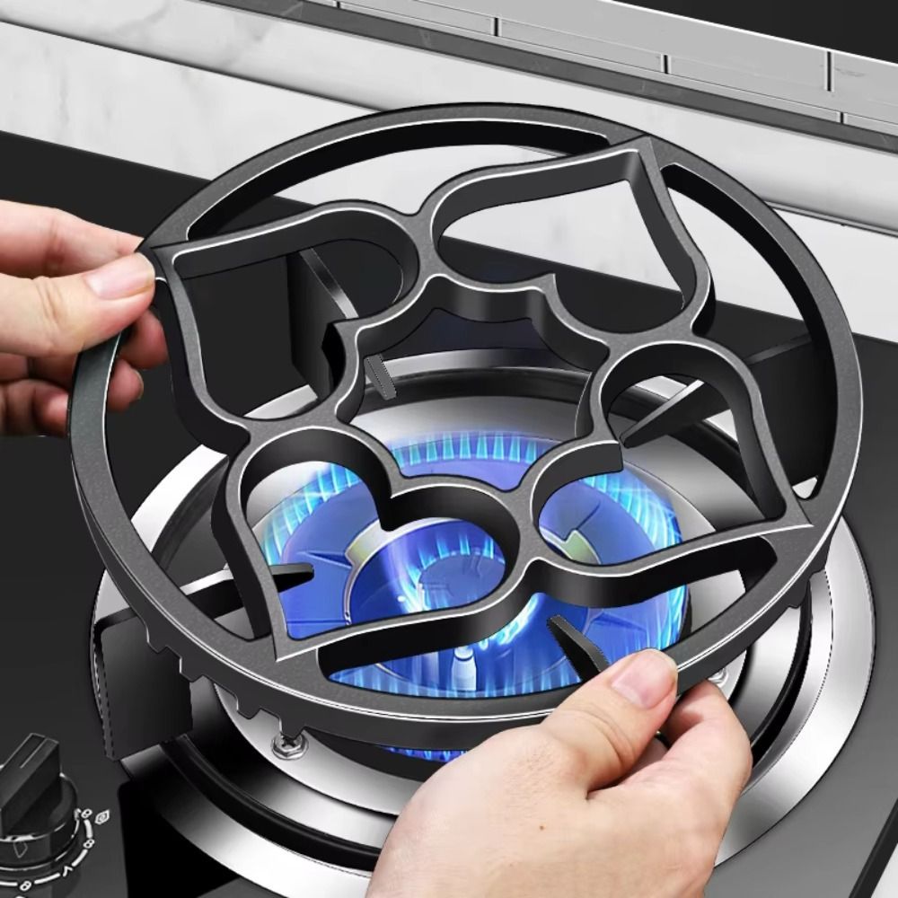 Practical Universal Gas Stove Stand Cast Iron Anti-skid Gas Stove Bracket 4/5 Claws Anticorrosive Ga