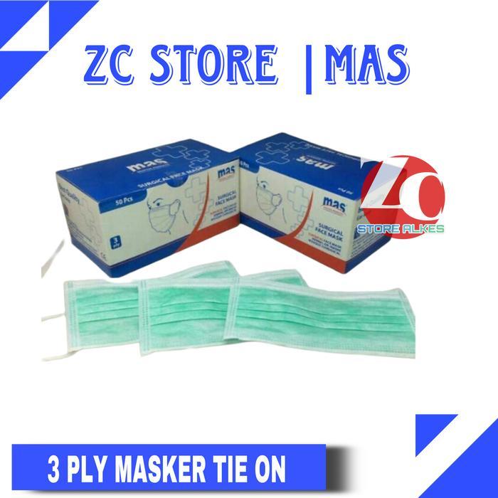 Masker Medis Merk Imaske Surgical Face Mask 50 pcs