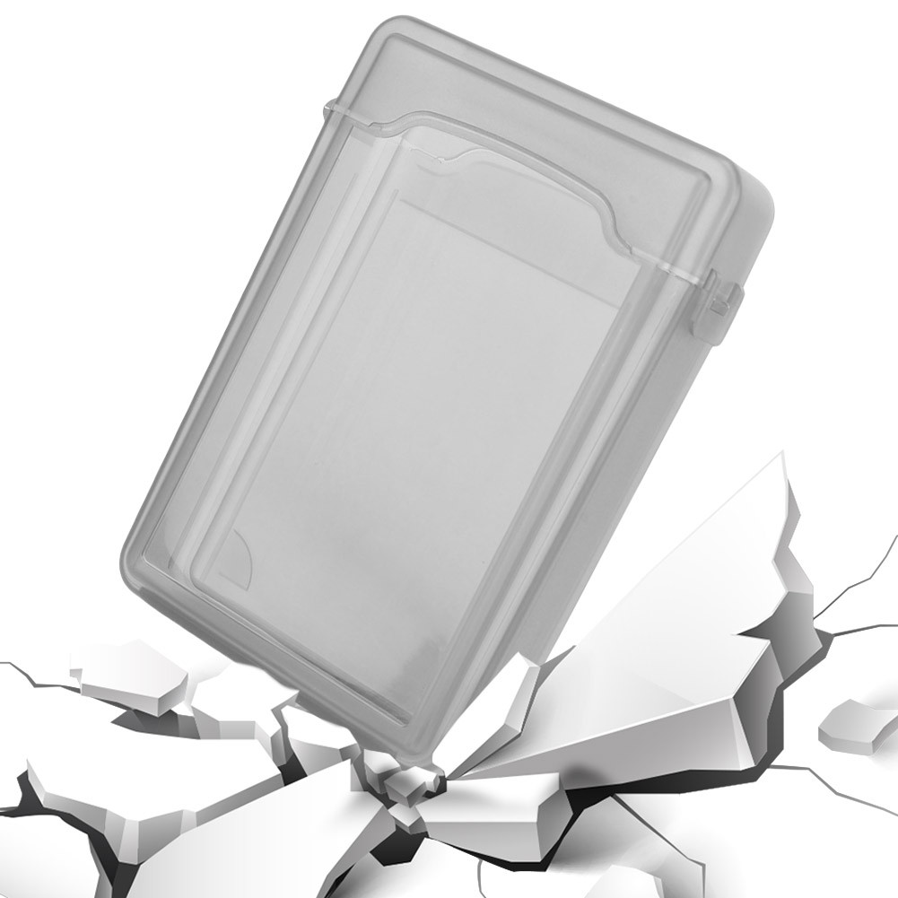 3.5 Inch IDE SATA HDD Hard Drive Disk Storage Box Cover Dustproof Plastic HDD Caddy Case External Ha
