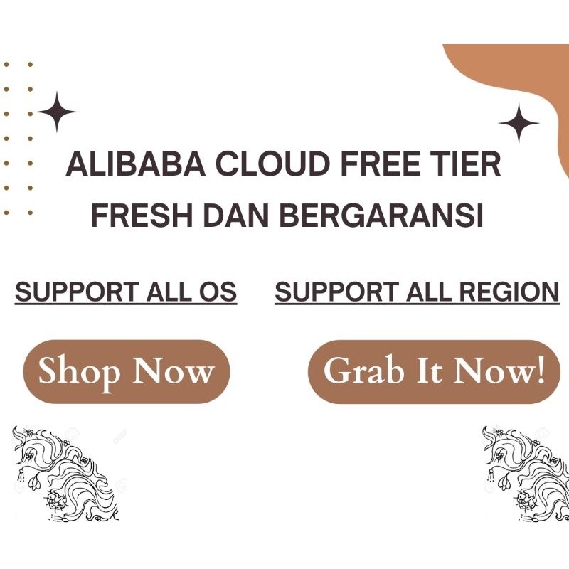Alibaba Cloud | 1 Tahun & 3 Bulan | Bergaransi & Fresh
