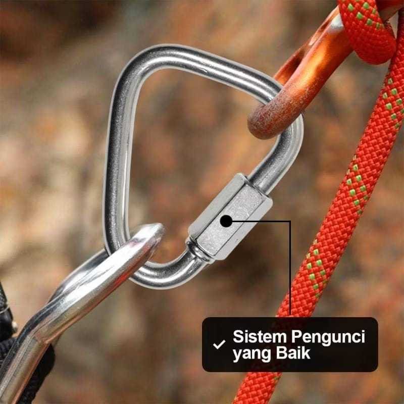 Carabiner Mailon Rapid Delta Climbing Karabiner Safety Lock Survival Tools