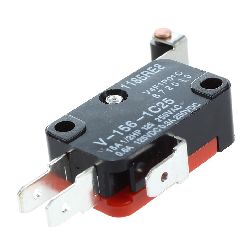 B29C-50 Pcs Micro-Limit Switch Long Hinge Roller Lever Arm Snap Action LOT