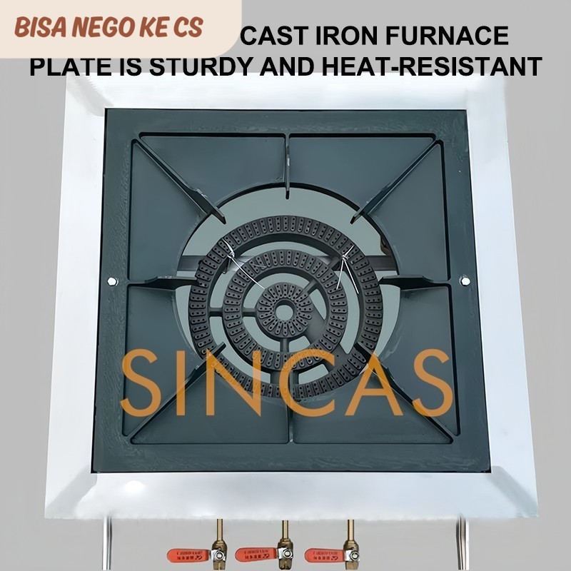 Energy-Saving Gas Stove Short Footed Stove Hand Ignition Commercial Household Single Gas Stove Dual 