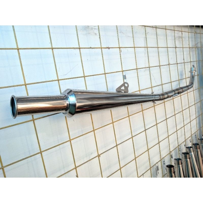 knalpot japstyle custom motor bebek Astrea grand,C70  Supra 110, Supra 125, karisma fullsistem