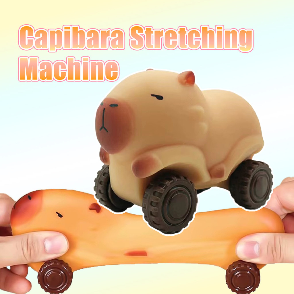 Mainan Squishy Capybara Mobil Boneka Squishy Capybara Lucu Mainan Squishy Car Capybara