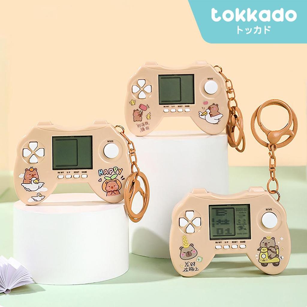 TOKKADO Capybara Joystick Keychain Game Watch Retro Gantungan Kunci Gamewatch Gimbot Gembot Kapibara