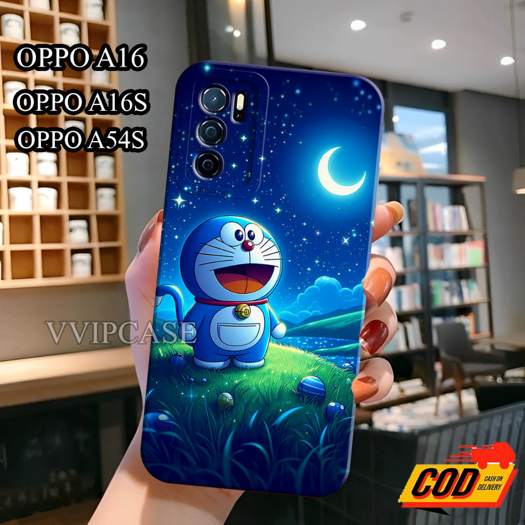 [VVIPCASE] Case Oppo A16 A16s A54s A15 A15s A16k A16e Motif Doraemon Case Lentur All Type