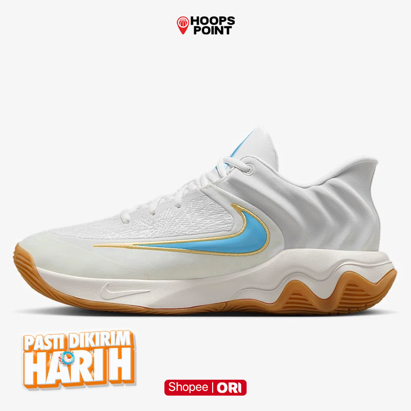 HOOPS POINT Sepatu Basket Nike Giannis Immortality 4 Ep White Original FQ3681-101