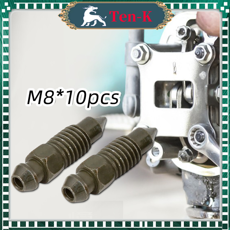 10Pcs M8 Baut Nepel Pembuangan Angin Kaliper Motor