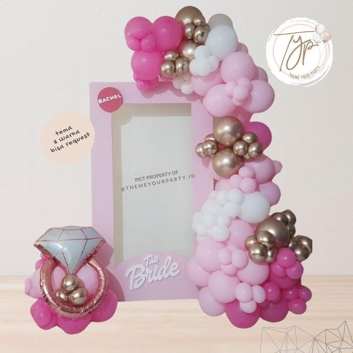 Balon Dekor - Backdrop - Dekorasi Ulang Tahun Aqiqah Pesta - Set A, DIY