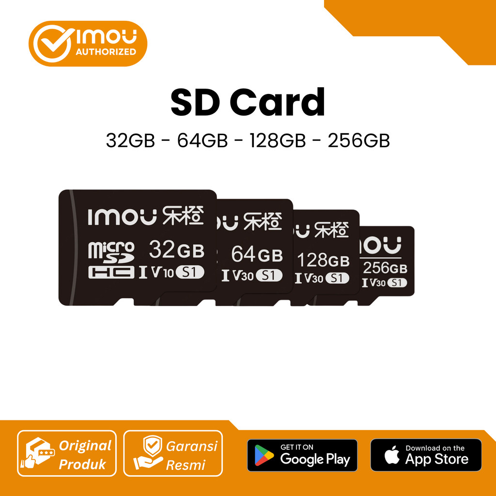 IMOU MicroSD 32GB 64GB 128GB 256GB Micro SD HP CCTV Kartu Memori Memory Card Class 10