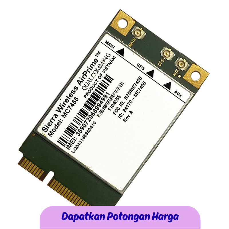 SSN MC7455 LTE 4G Card Mini PCI-E FDD-LTE TDD-LTE 4G Module Cat6 Network Card for Laptop