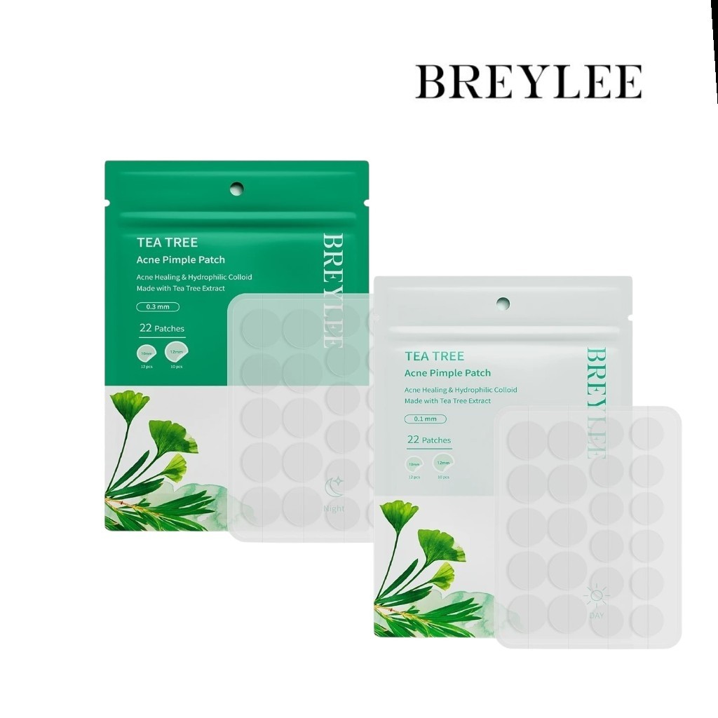 BREYLEE ACNE PIMPLE PATCH Day | Night Paket Sticker Jerawat 0.1mm | 0.3mm  22PCS