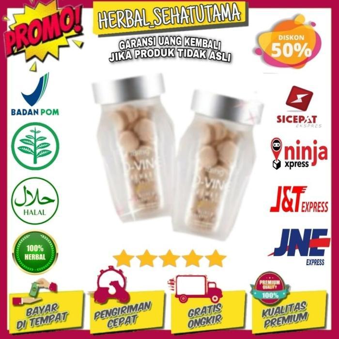 BEST D VINE COLLAGEN ISI 30 BUTIR ORIGINAL CANDY DVINE COLLAGEN PEMUTIH KULIT BADAN, D-VINE COLLAGEN
