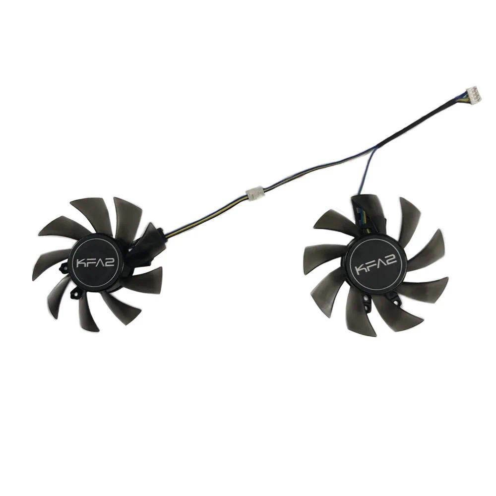 2Pcs/Set,T128015DU,GPU VGA Cooler,Video Cards Fan,For MANLI GTX1060 GTX 1660 Super Gallardo,Replace 