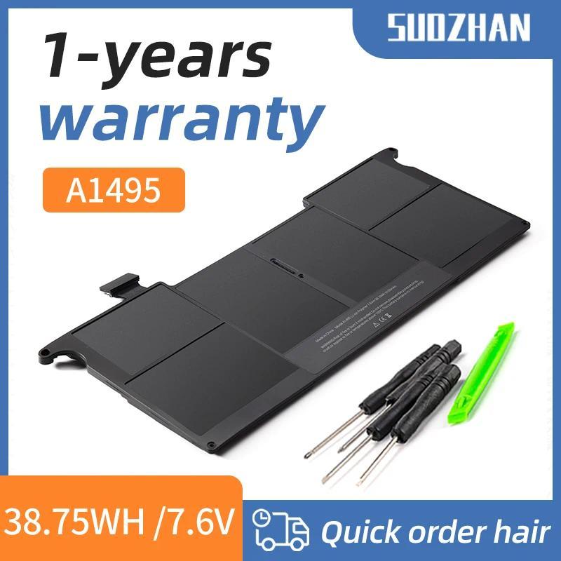 SUOZHAN A1495 Laptop Battery For Apple MacBook Air 11" A1465 (2013 2014 2015) MD711LL/A MD711/A MD71