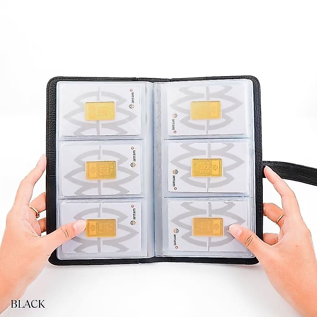 Dompet logam mulia mas Antam 60slot