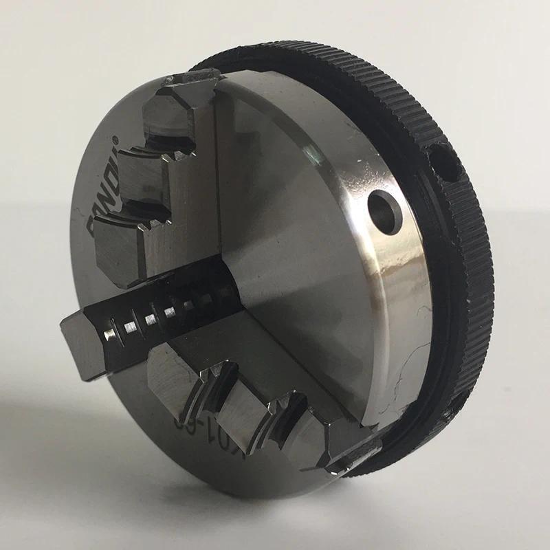 Mini Wood Lathe Chuck K01-63 SANOU 3 Jaw Lathe Chuck 63mm 3 Jaw Self-Centering Chuck For Small Wood 
