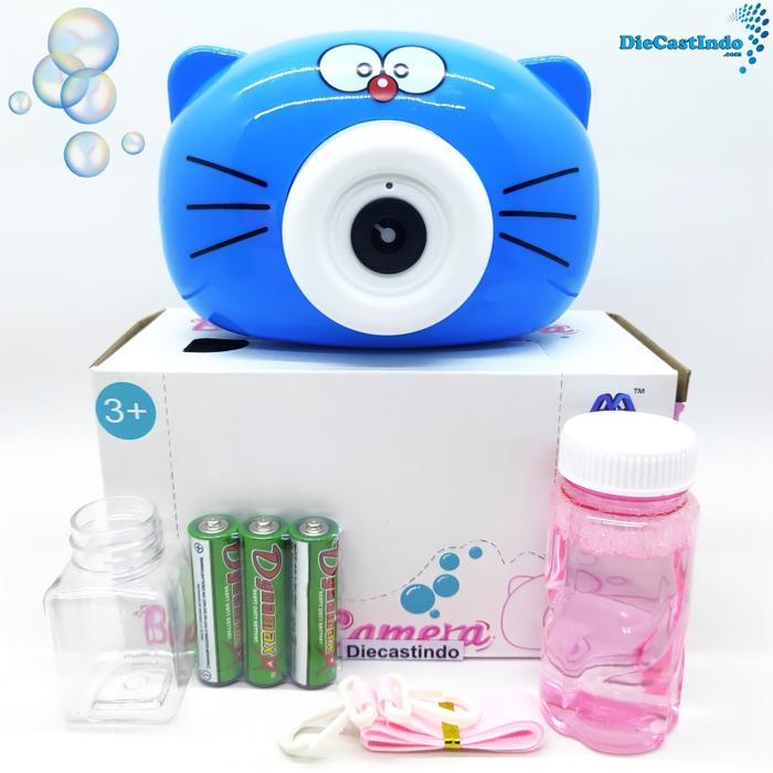 Mainan Anak - Bubble Camera / Kamera Gelembung Elektrik Lampu & Musik - Doraemon